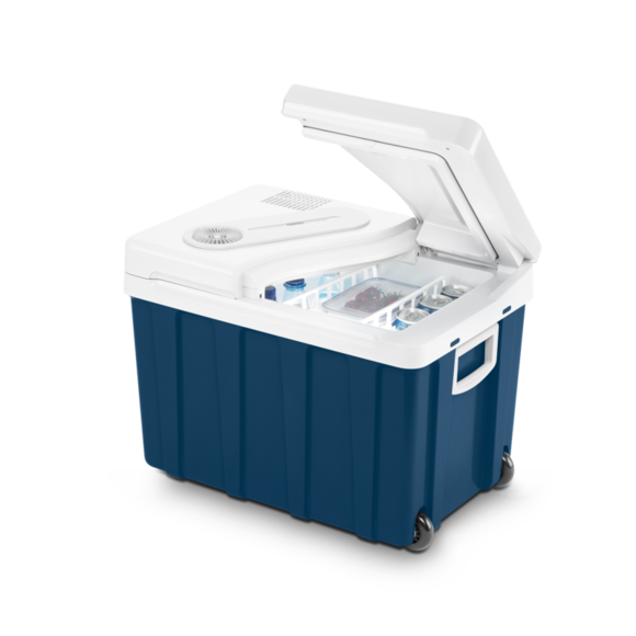 nevera eléctrica portátil con ruedas Mobicool MQ40W azul