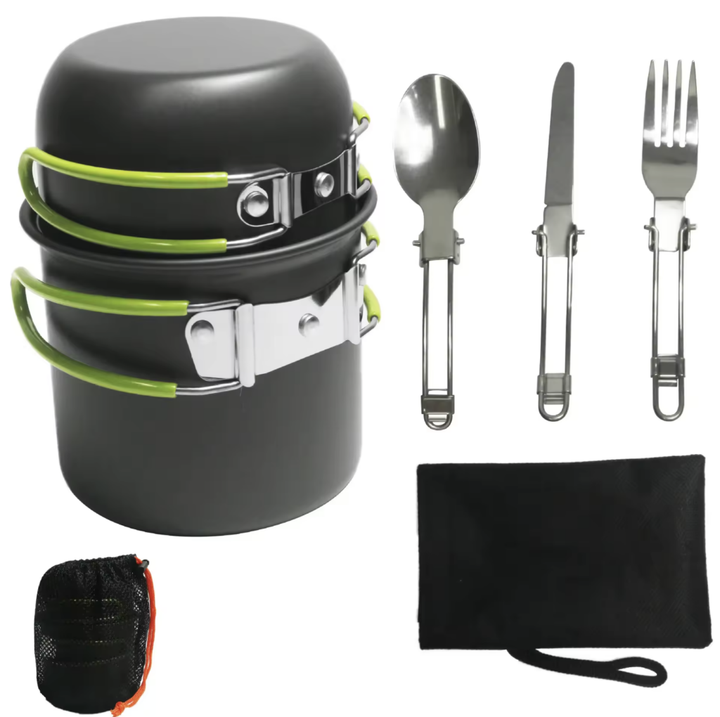 Set cocina para camping